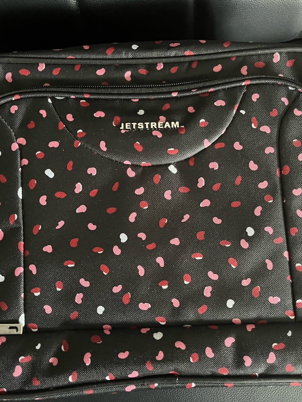 Like New-Jetstream Black Dotted Travel Bag - Picture 2 of 7